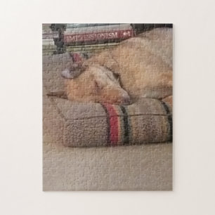 Puzzle of a photo of my dog, Hella :)