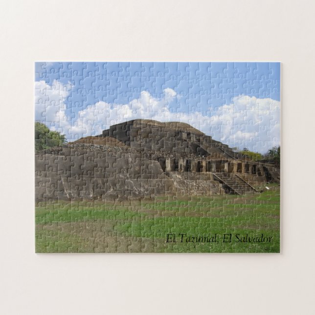 Puzzle of El Tazumal Ruins in El Salvador (Horizontal)