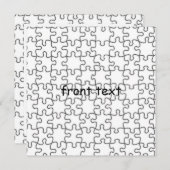 Puzzle Pattern (Add Your Image) (Front/Back)
