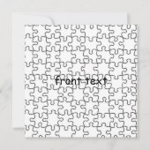 Puzzle Pattern (Add Your Image) (Front)
