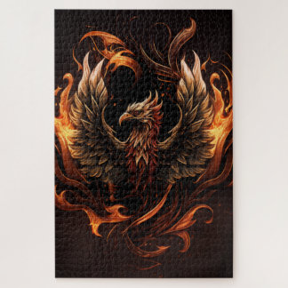 Puzzle.Phoenix bird by Zhnec. Jigsaw Puzzle