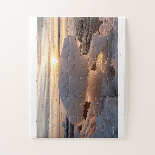 Puzzle photo glace en forme d'ours (Vertical)