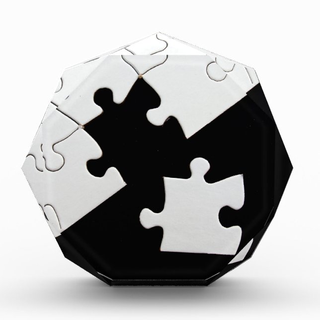 Puzzle Piece Acrylic Award (Front)