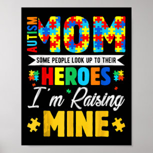 Puzzle Piece Autism Mom Some People Look Up Their Poster