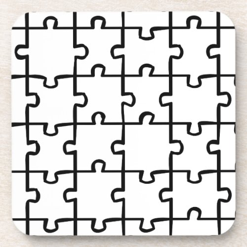 Puzzle Piece Coasters