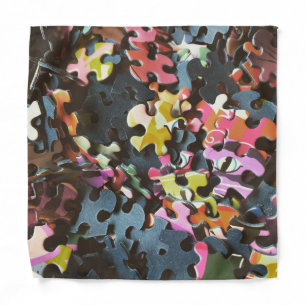 Puzzle Piece - Handkerchief / Pocket Square Bandana