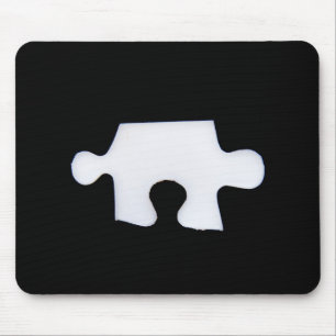 Puzzle piece mouse pad