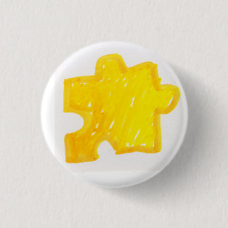 puzzle piece pinback button