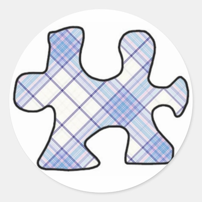 Puzzle Piece Sticker (Front)