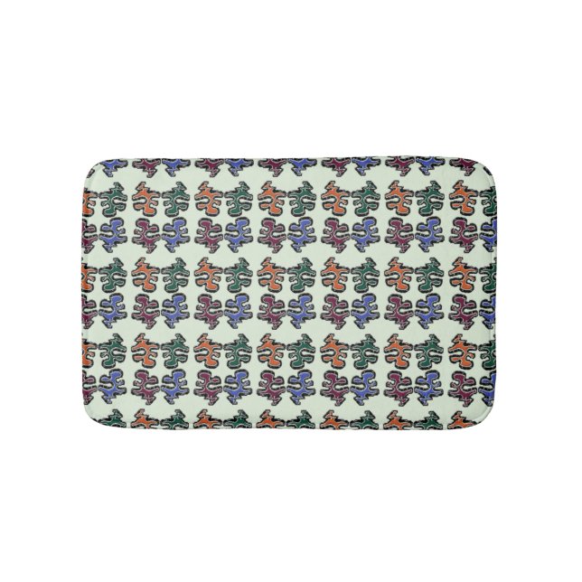 Puzzle Pieces Bath Mat (Front)