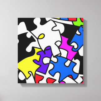 Puzzle Pieces Canvas Print