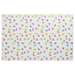 Puzzle Pieces Fabric
