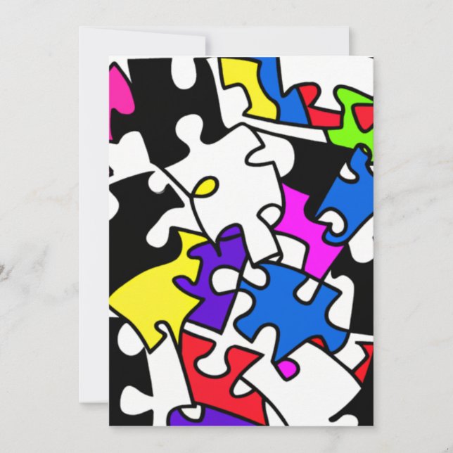 Puzzle Pieces Holiday Card