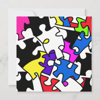 Puzzle Pieces Holiday Card