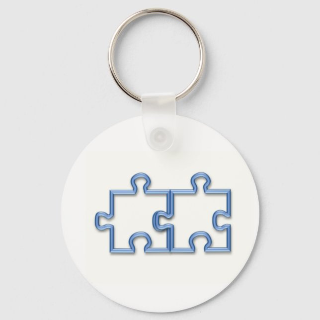Puzzle Pieces Keychain (Front)