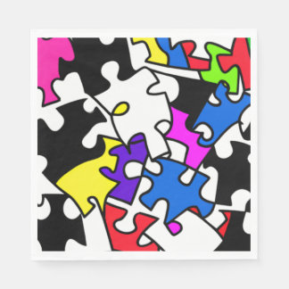 Puzzle Pieces Napkins
