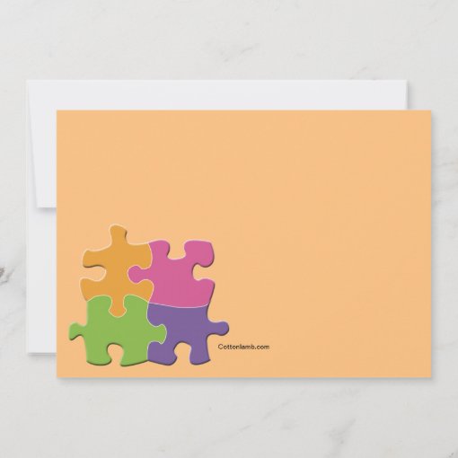 Puzzle Pieces Photo Invitation | Zazzle