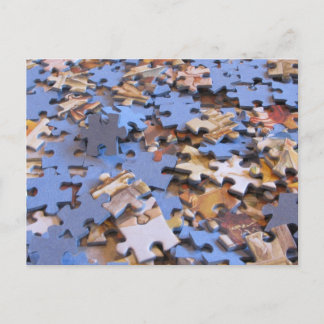 Puzzle Pieces Postcard