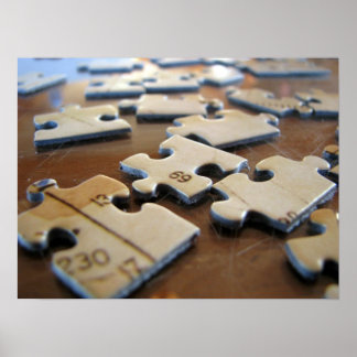 Puzzle Pieces Poster