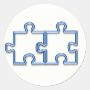 Puzzle Pieces Sticker