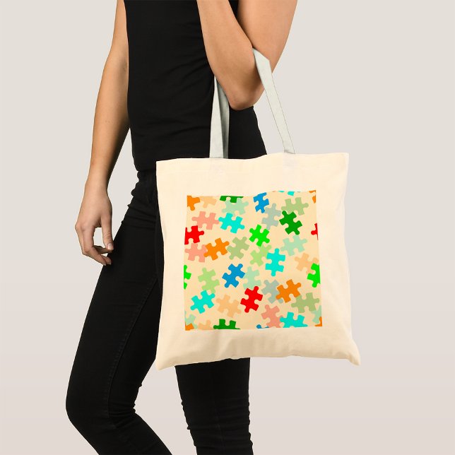 Puzzle Pieces Tote Bag (Creator Uploaded)