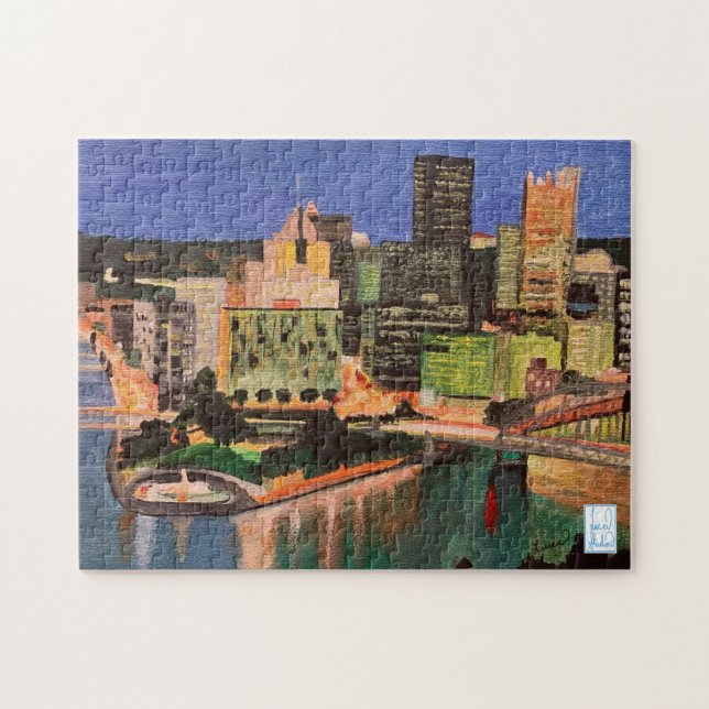 Puzzle Pittsburgh Painting (Horizontal)