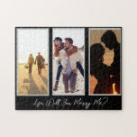 Puzzle Proposal Custom Photo  Customizable Jigsaw<br><div class="desc">.: Add your own high-resolution images
.: other photo puzzles available in my store
.: Other sizes available
.: Clean,  Minimalist- Clever way to propose</div>