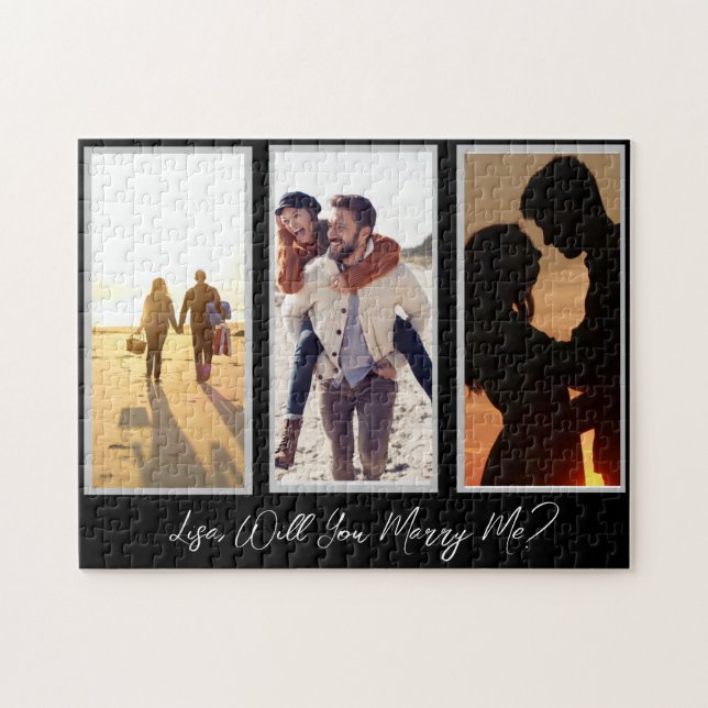Puzzle Proposal Custom Photo  Customizable Jigsaw (Horizontal)
