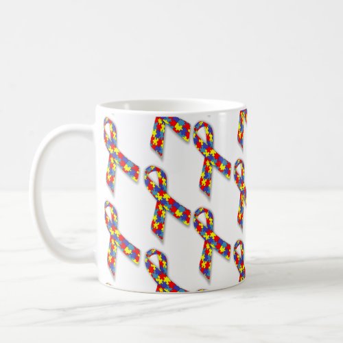 Puzzle Ribbons Coffee Mug