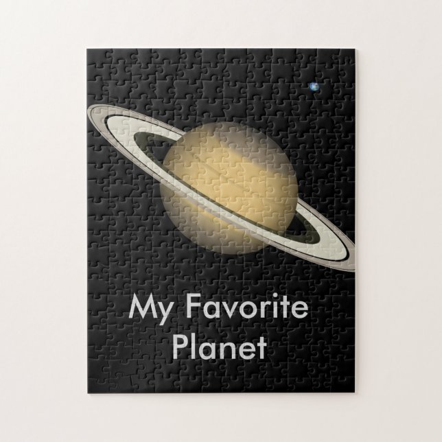 PUZZLE - Saturn - My Favorite Planet (Vertical)