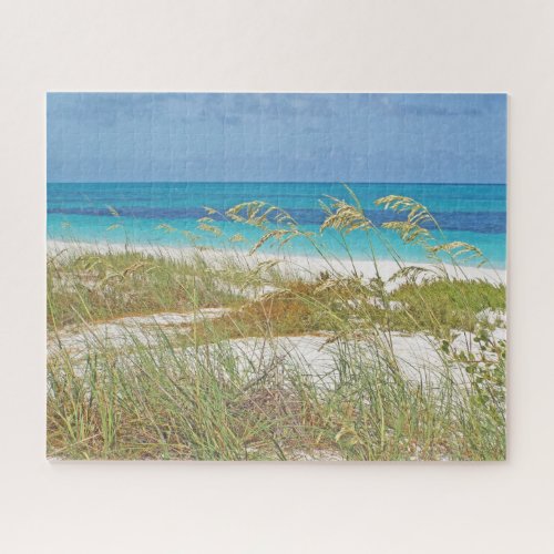 PuzzleSeagrass Beach Turquoise Caribbean Sea Jigsaw Puzzle