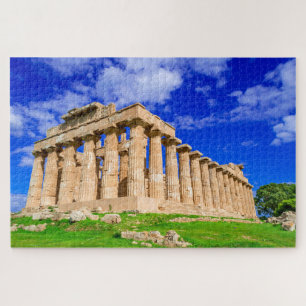 Puzzle Selinunte temple in Sicily