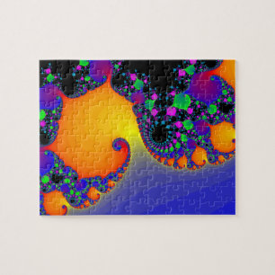 Puzzle: Spiral Fractal Design Jigsaw Puzzle