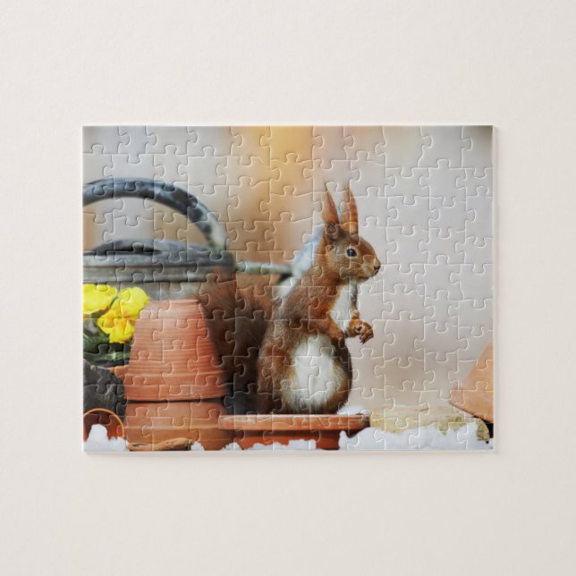 Puzzle-Squirrel Jigsaw Puzzle (Horizontal)