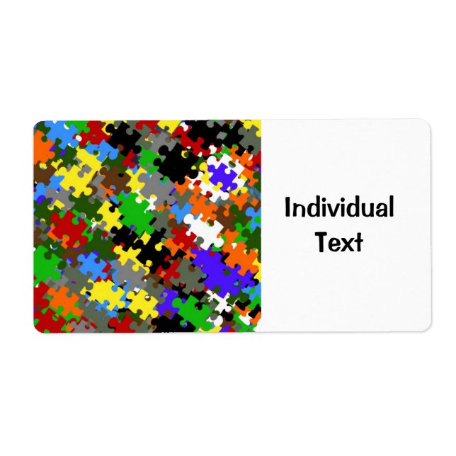 Puzzle Stones Label (Front)