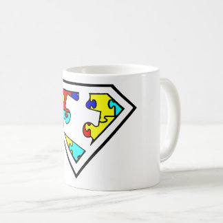 Puzzle Super Power Autism Awareness Coffee Mug