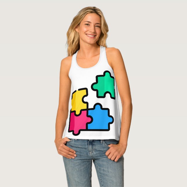 puzzle tank top (Front Full)