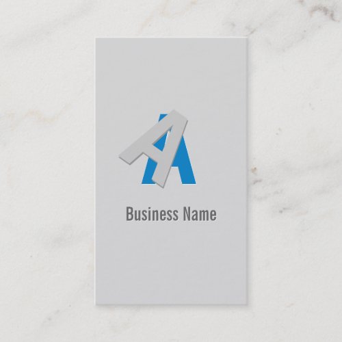Puzzle Text System Architect Business Card