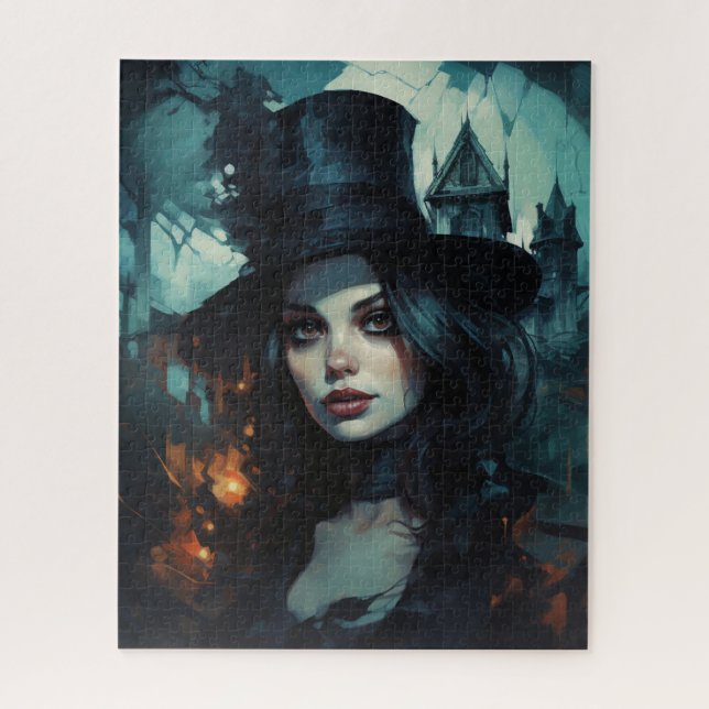 Puzzle The Enigma of the Mysterious Woman (Vertical)