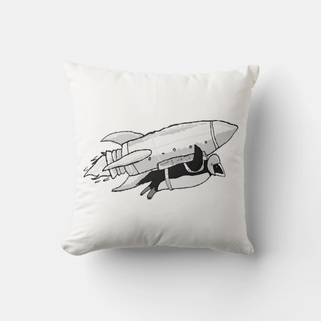 Puzzle Throw Pillow (Front)