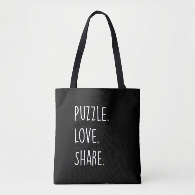 Puzzle Tote Bag (Front)