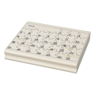 Puzzle Tracker for Bujo Wood Art Stamp