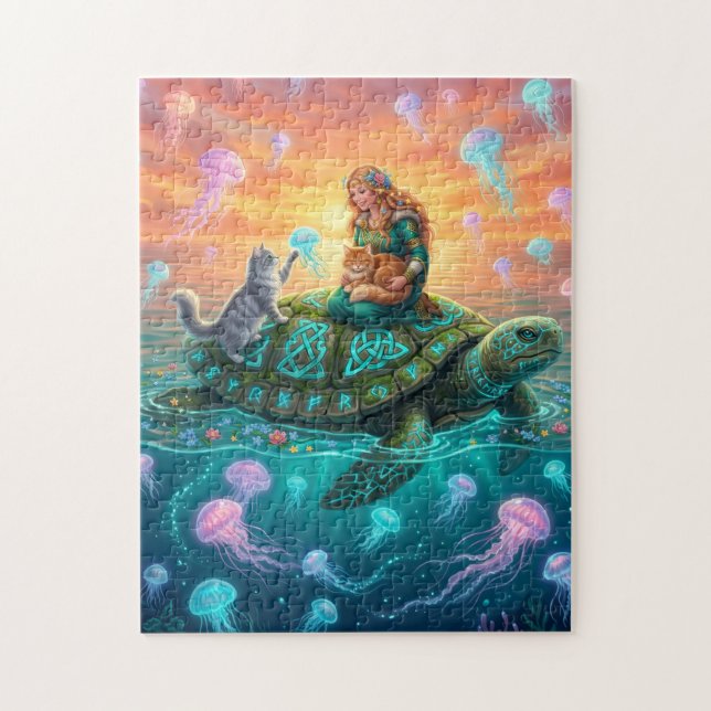 puzzle turtle (Vertical)