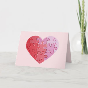 Puzzle Valentine's Day Card