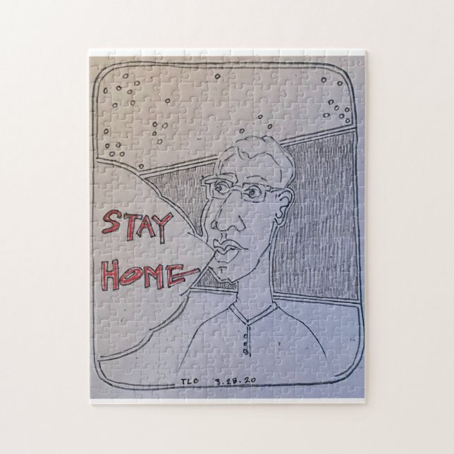 Puzzle w/Original art & message by Tony Cimino (Vertical)