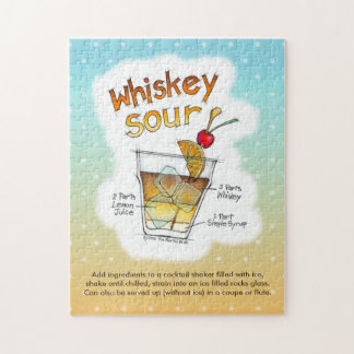 PUZZLE - WHISKEY SOUR RECIPE COCKTAIL ART