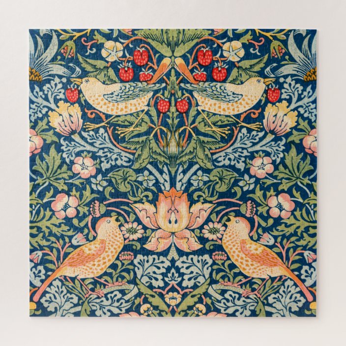 PUZZLE : WILLIAM MORRIS : STRAWBERRY THIEVES | Zazzle.com