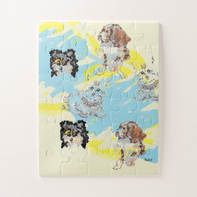 Puzzle Wind's Of Dogs  & Cats  (Vertical)