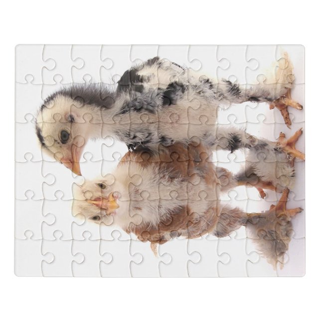 puzzle with, animals, happy living on farm (Puzzle Horizontal)