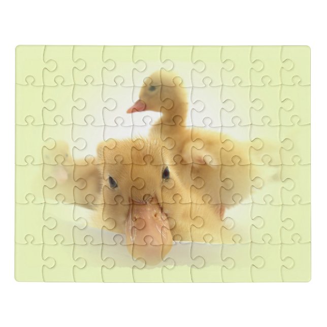puzzle with, animals, happy living on farm (Puzzle Horizontal)